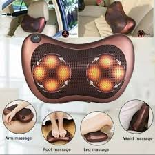 Electric Neck and Body Massage Pillow | Deep Kneading Shiatsu Massage | Pain Relief & Relaxation