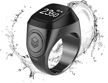 🔥 Never Miss Prayer Again – Smart Zikr Ring with 5 Daily Alerts & Tasbeeh Counter