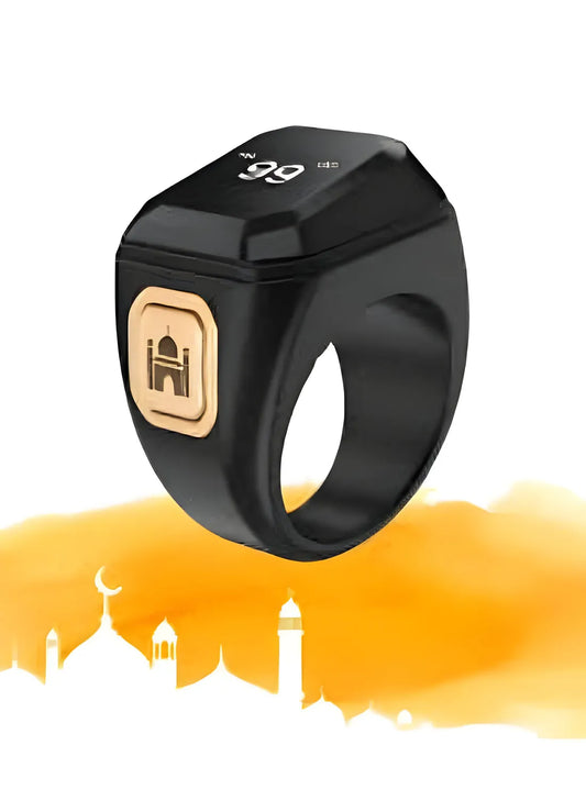 🔥 Never Miss Prayer Again – Smart Zikr Ring with 5 Daily Alerts & Tasbeeh Counter