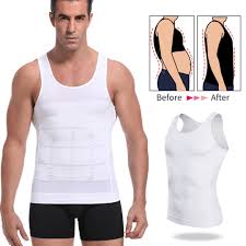Men Slimming Compression Shapewear Vest | Belly Control, Body Sculpting & Posture Support