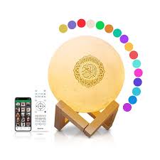 🔥 Moon Lamp Quran Speaker – Elegant Ramadan & Eid Gift with Audio & Translation