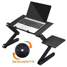 Multifunctional Laptop Table T8 | Adjustable & Foldable Desk for Bed, Sofa & Home Office