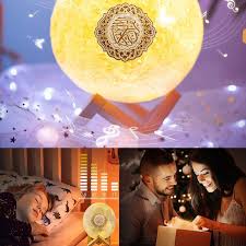 🔥 Moon Lamp Quran Speaker – Elegant Ramadan & Eid Gift with Audio & Translation
