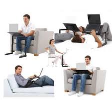 Multifunctional Laptop Table T8 | Adjustable & Foldable Desk for Bed, Sofa & Home Office