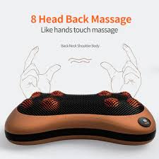 Electric Neck and Body Massage Pillow | Deep Kneading Shiatsu Massage | Pain Relief & Relaxation